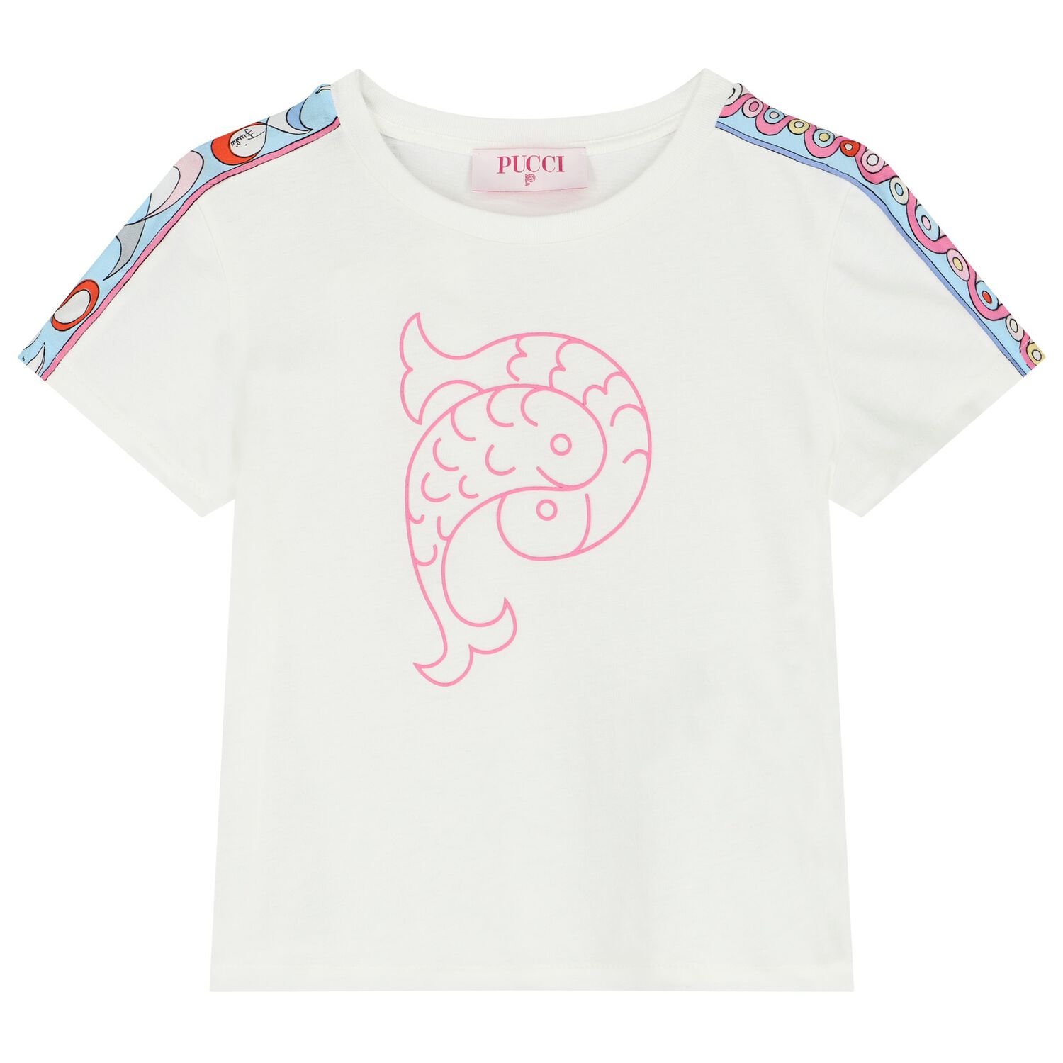 Girls Ivory Logo T-Shirt, 1, hi-res image number null