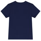 Boys Navy Blue Polo Bear T-Shirt, 1, hi-res