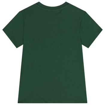 Boys Green Logo T-Shirt