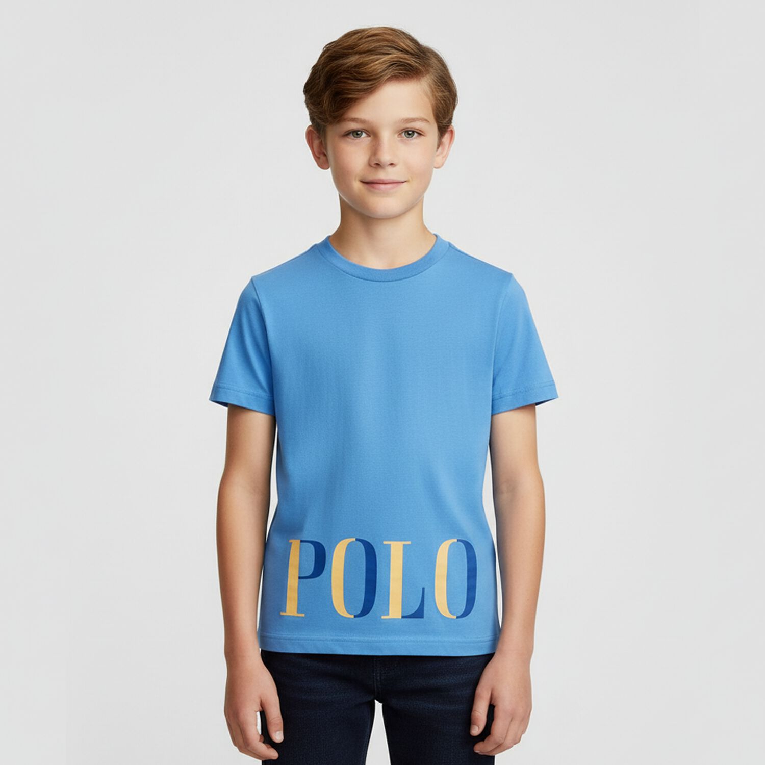 Boys Blue Logo T-Shirt, 2, hi-res image number null