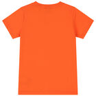 Boys Orange Logo T-Shirt, 1, hi-res