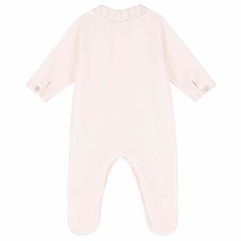 Baby Girls Pink Babygrow