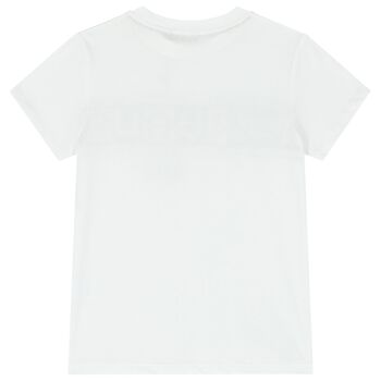 Boys White Logo T-Shirt