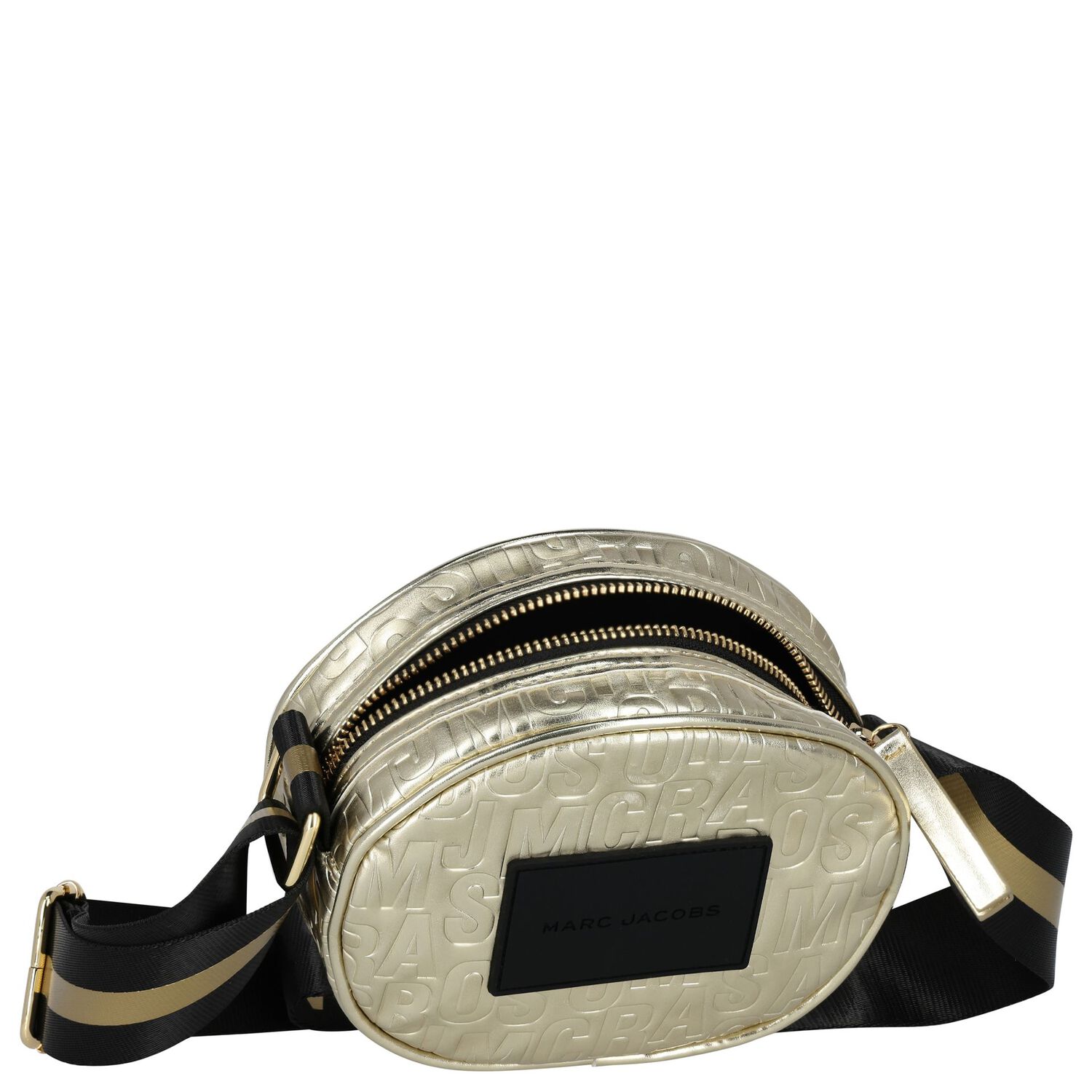 Girls Gold Logo Handbag, 1, hi-res