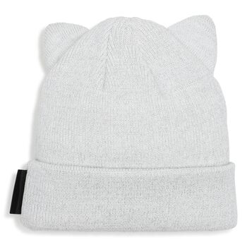 Baby Girls Grey Choupette Knitted Hat