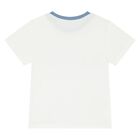 طقم رياضي اولاد باللون الازرق والابيض , 2, hi-res