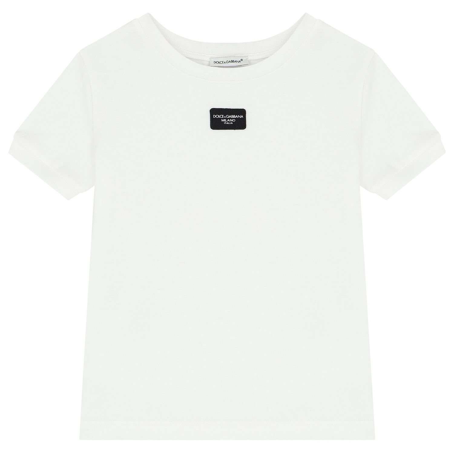 تيشيرت بالشعار باللون الأبيض, 1, hi-res