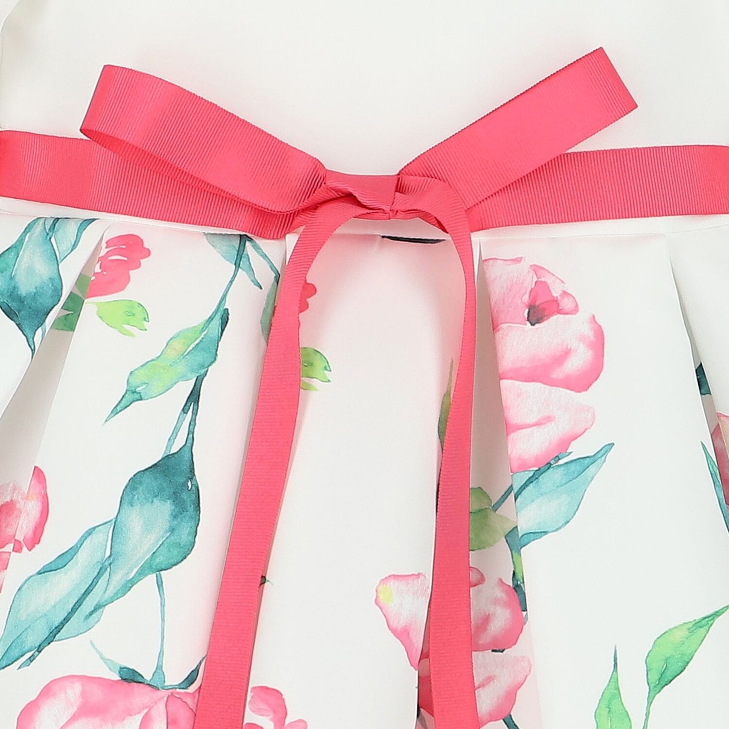 فستان بنات بالزهور باللون الأبيض, 1, hi-res