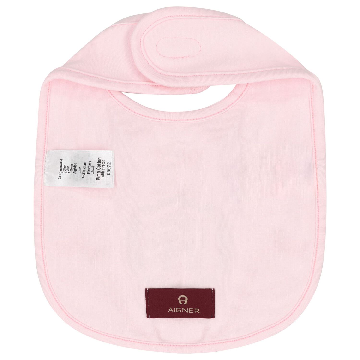 Baby Girls Pink & Gold Logo Babygrow Hat & Bib Gift Set, 1, hi-res image number null