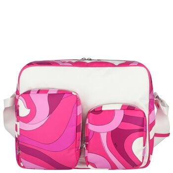 Baby Girls Pink Iride Changing Bag