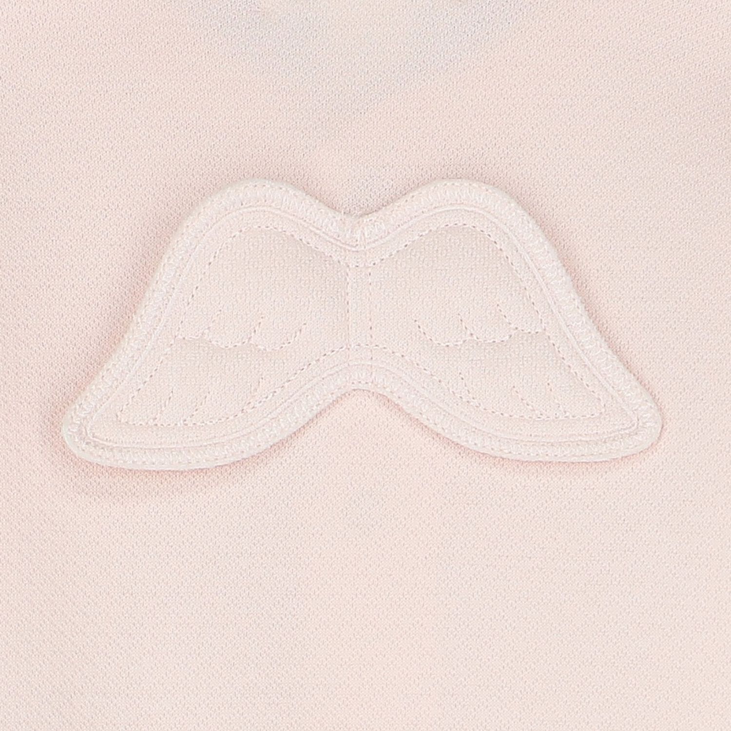 Baby Girls Pink Angel Wings Babygrow Set, 2, hi-res image number null