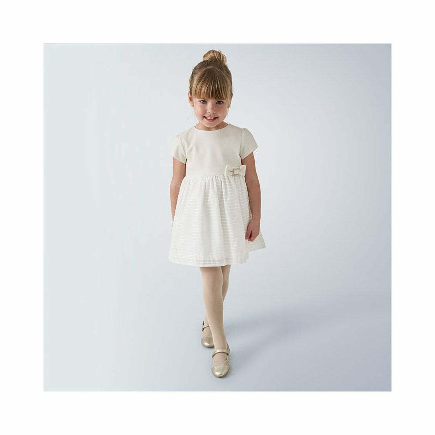 Girls Ivory Dress, 2, hi-res
