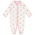 أفرول بنات بالشعار  باللون الأبيض والوردي , 1, hi-res