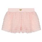 Girls Pink Ruffle Chiffon Shorts Set, 1, hi-res