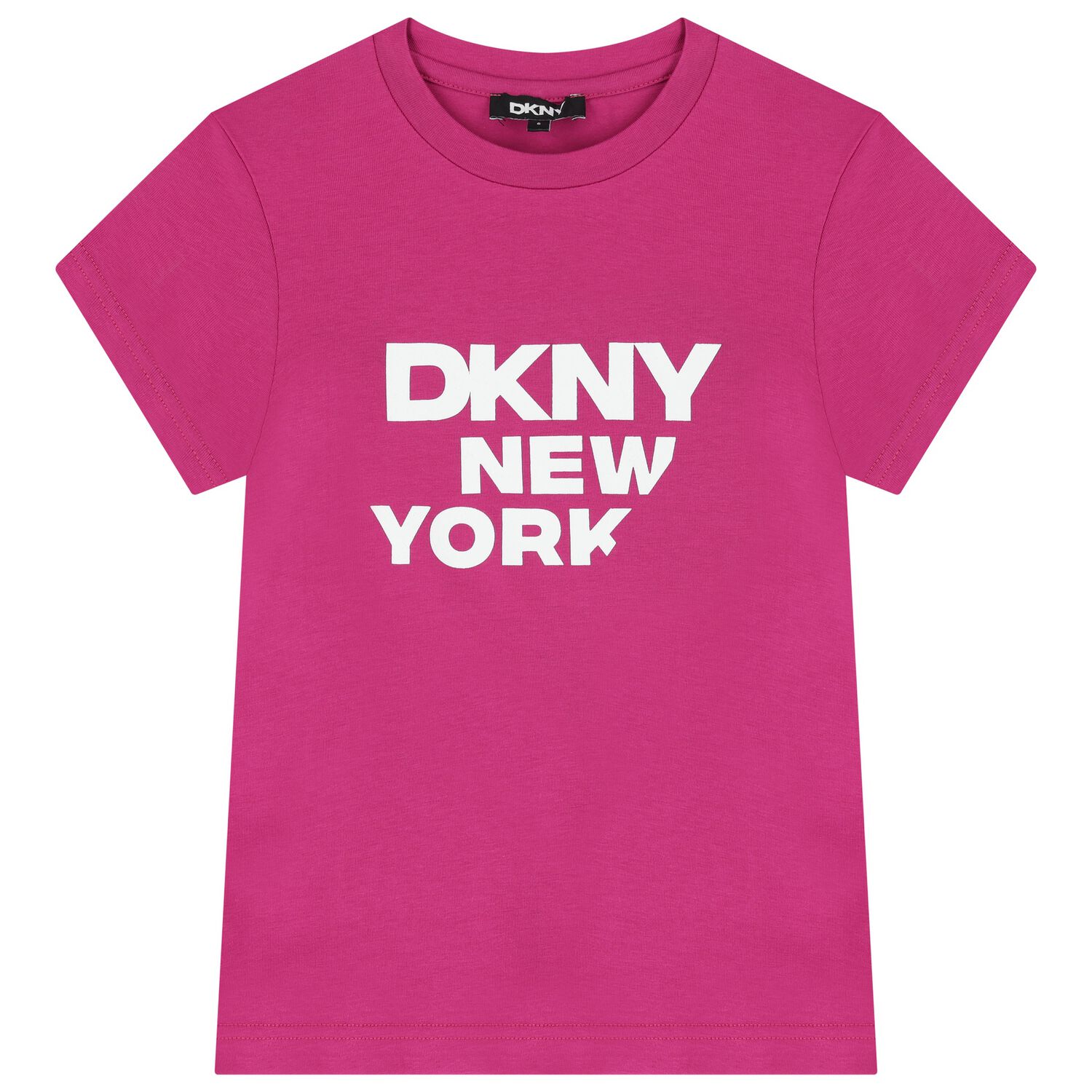 تي شيرت بالشعار باللون الوردي للبنات, 3, hi-res image number null