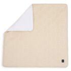 Beige & White Logo Baby Blanket, 1, hi-res