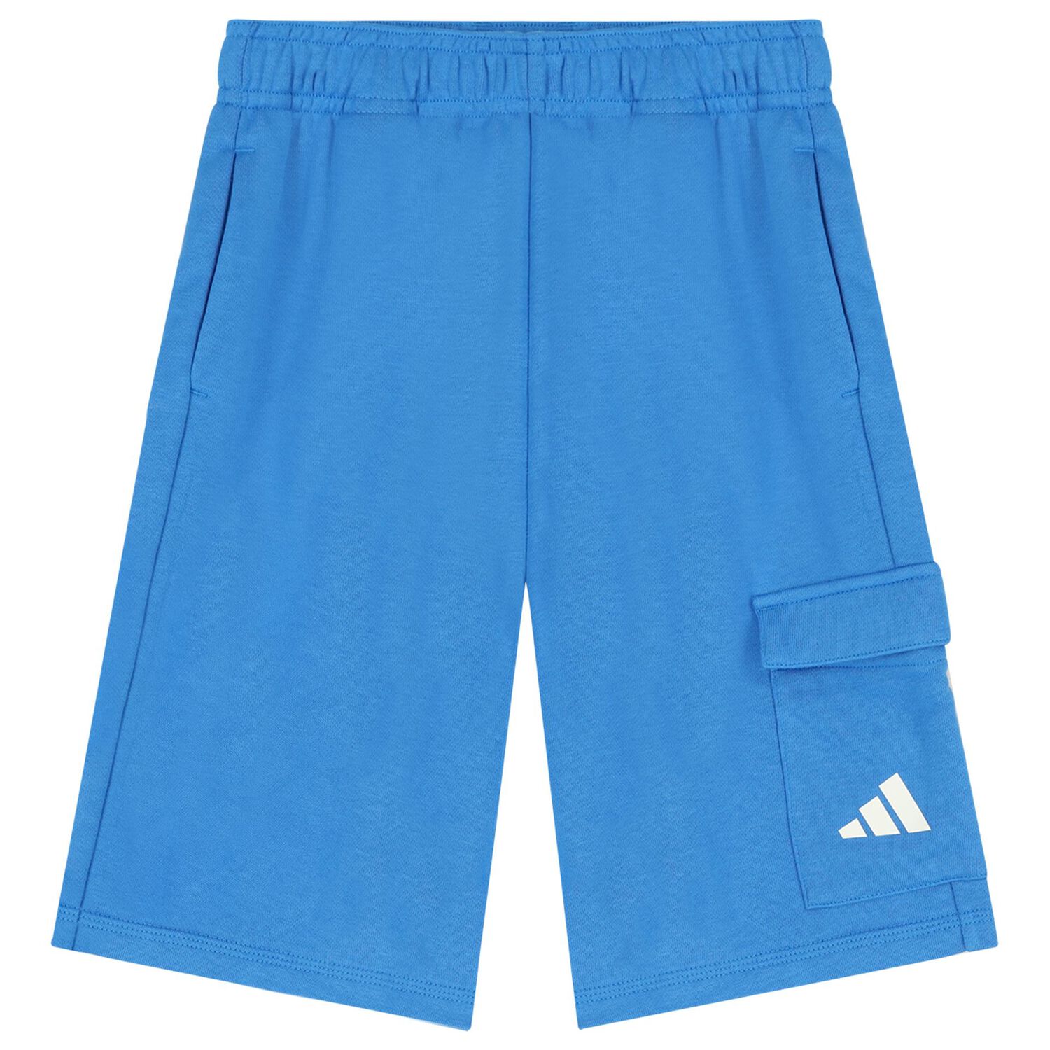 Boys Blue Logo Shorts Set, 1, hi-res