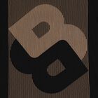 تيشيرت للأولاد بالشعار باللونين الأسود والبيج, 1, hi-res