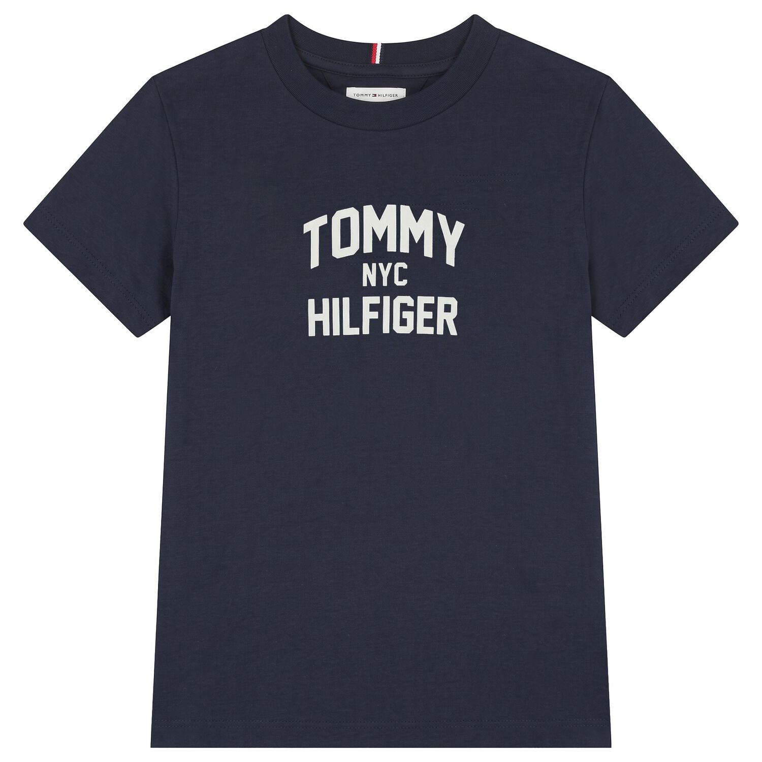 Boys Navy Blue Logo T-Shirt, 1, hi-res