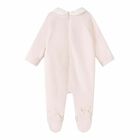 Baby Girls Pink Heart Babygrow, 1, hi-res