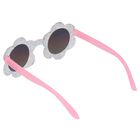 Girls White & Pink Logo Sunglasses, 1, hi-res
