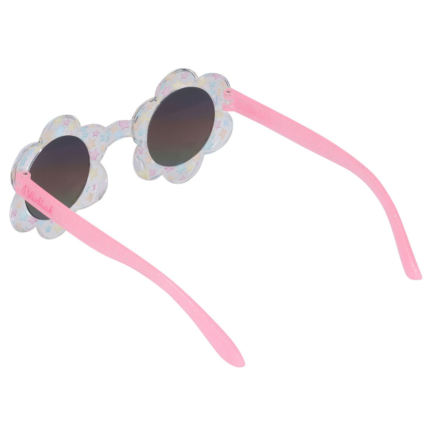 Girls White & Pink Logo Sunglasses, 1, hi-res