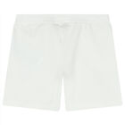 White Logo Shorts, 1, hi-res