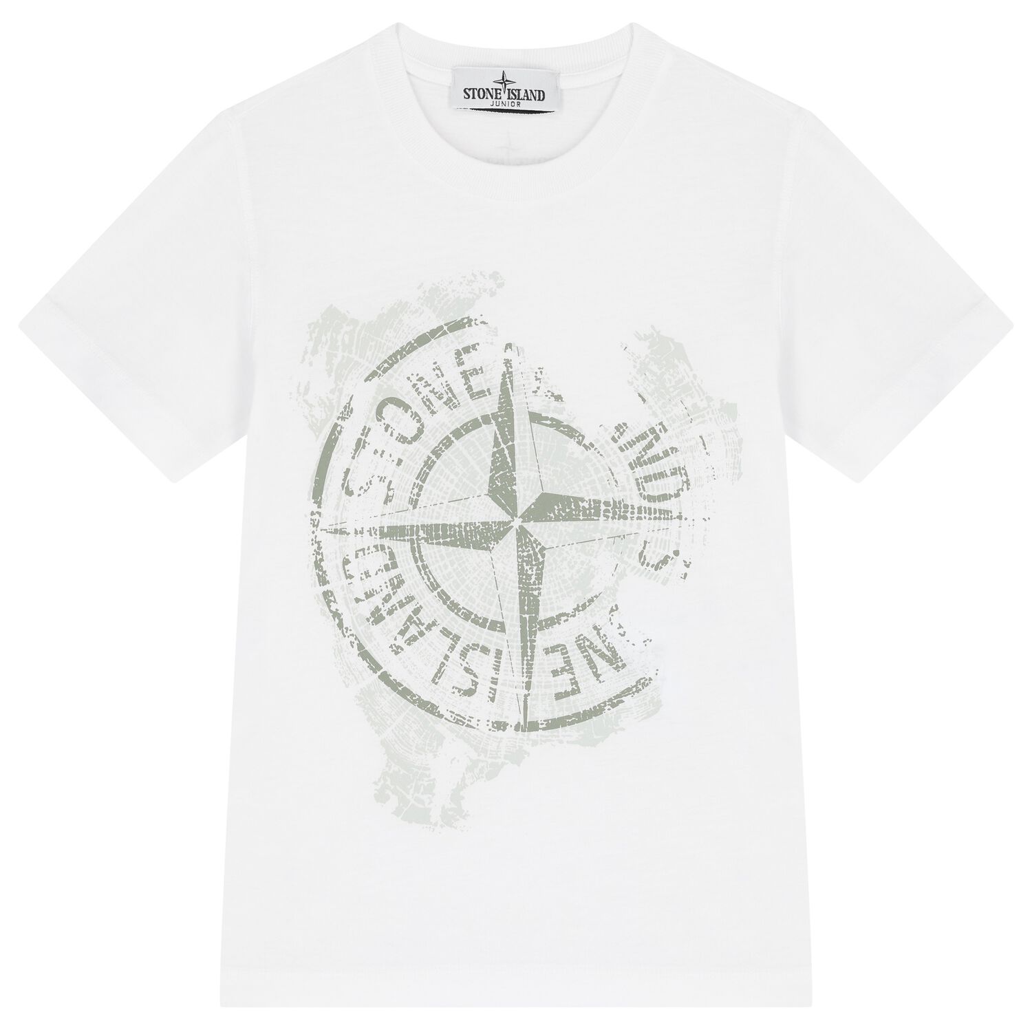 Boys White Logo T-Shirt, 1, hi-res image number null