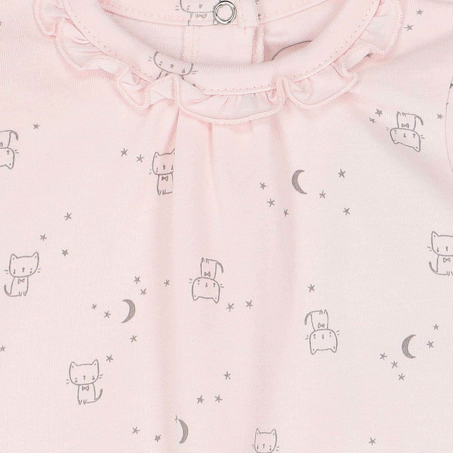 بدلة شورت قطن باللون الزهرى للبنات, 1, hi-res image number null