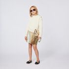 Girls Gold Sequins Skirt, 1, hi-res