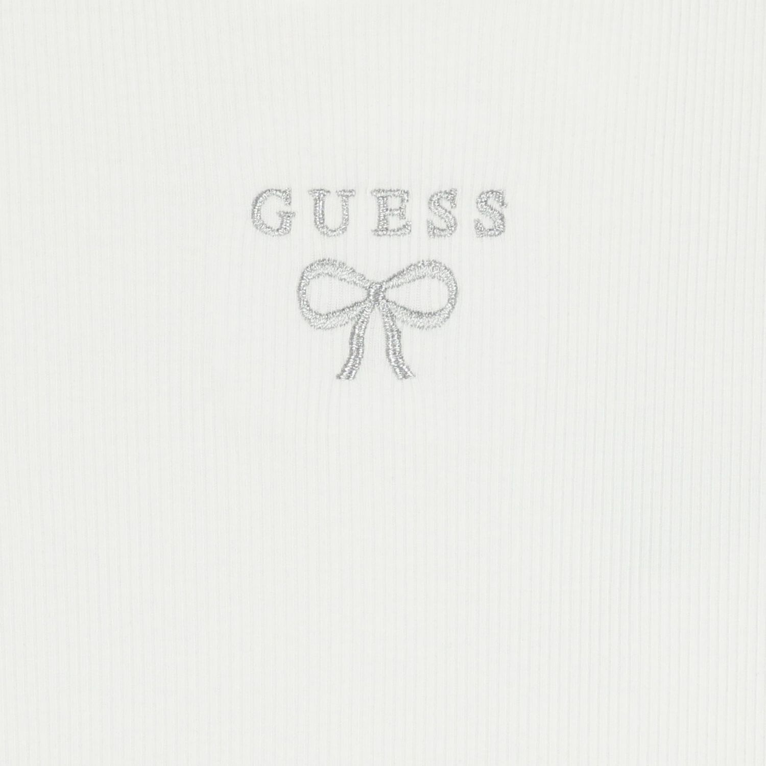 توب بنات بشعار مضلع باللون الأبيض, 1, hi-res