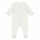 Baby Girls White & Pink Cherry Babygrow, 1, hi-res