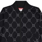 Boys Black Logo Zip Up Top, 1, hi-res