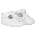 Baby Boys White Pre Walker Shoes, 3, hi-res
