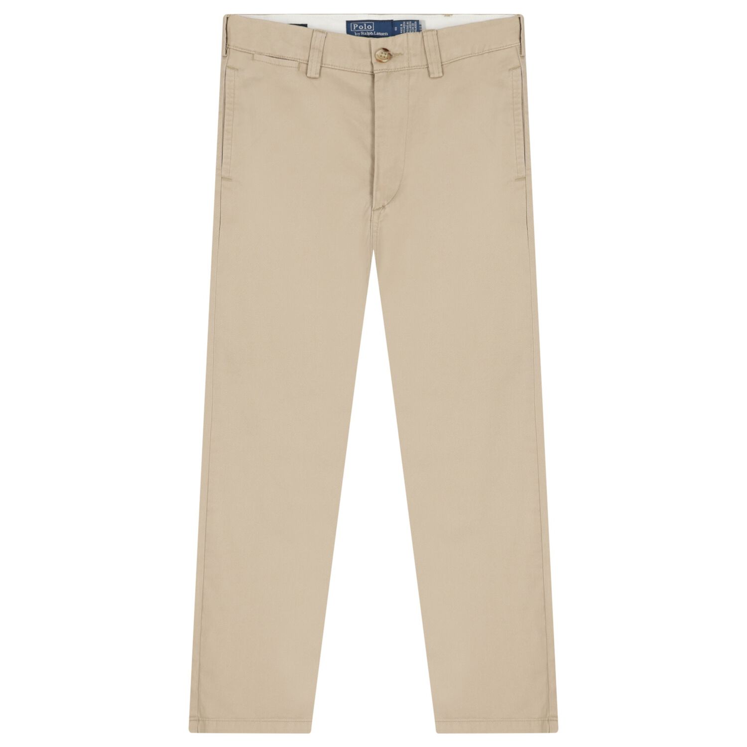 Boys Beige Logo Trousers, 1, hi-res