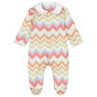Multi-Coloured Zig Zag Babygrow, 1, hi-res