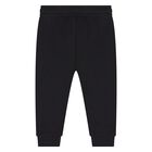 بدلة رياضية بالشعار باللون الأسود للأطفال, 1, hi-res