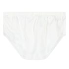 طقم فستان ساتان باللون الأبيض للبنات  , 1, hi-res