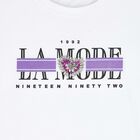 تيشيرت باللون الارجوانى والابيض للبنات , 1, hi-res