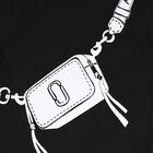 Girls Black Bag Dress, 1, hi-res