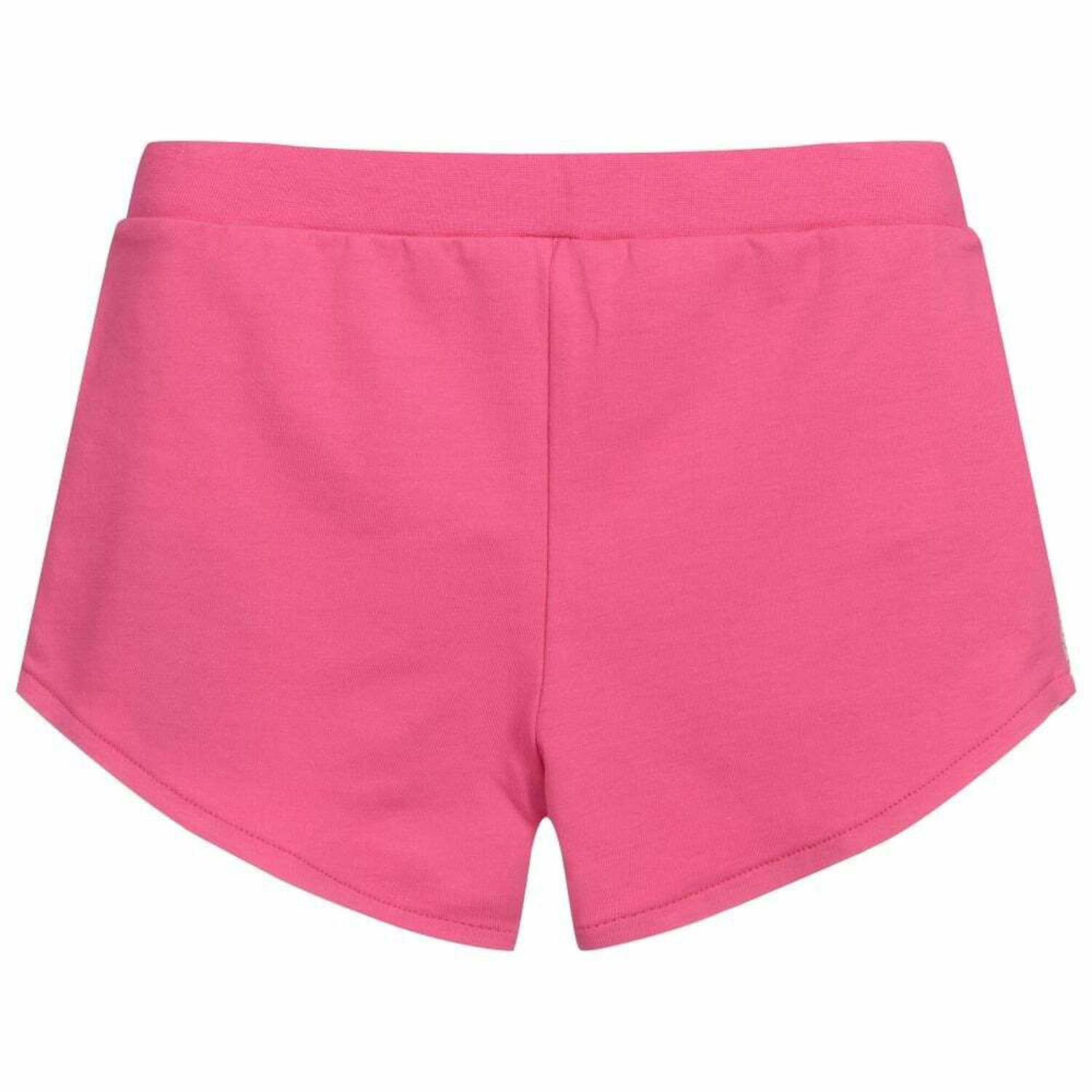 Girls Pink Logo Shorts, 1, hi-res