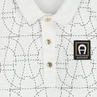 Younger Boys White Logo Polo Shirt, 1, hi-res