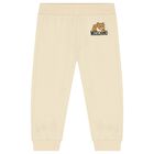 Beige Teddy Bear Logo Tracksuit, 1, hi-res
