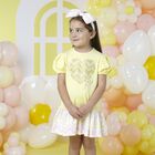 فستان بنات باللون الاصفر, 1, hi-res