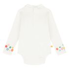 Baby Girls Ivory & Blue Denim Skirt Set, 1, hi-res