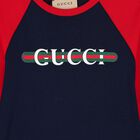 توب أولاد بأكمام طويلة باللون الاحمر و الكحلي, 1, hi-res