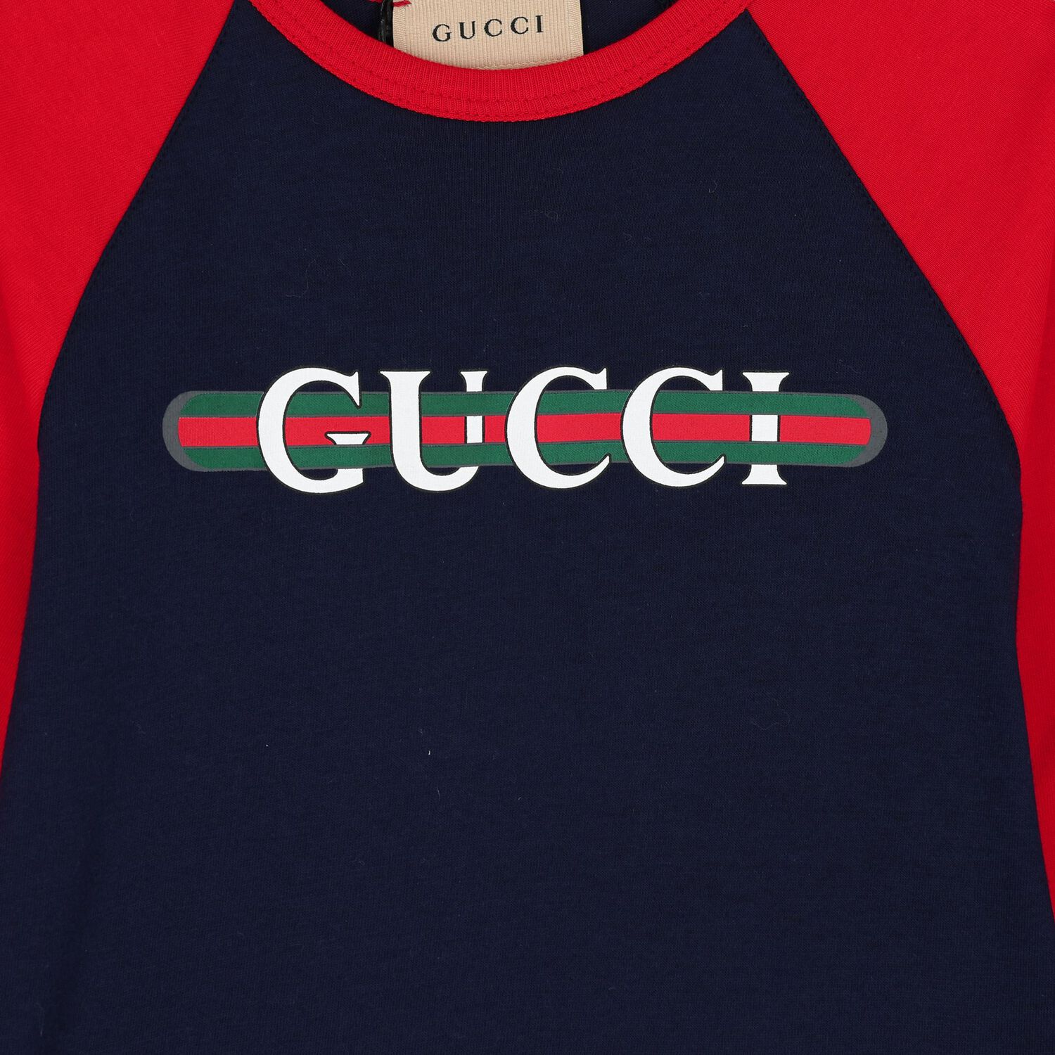 توب أولاد بأكمام طويلة باللون الاحمر و الكحلي, 1, hi-res image number null