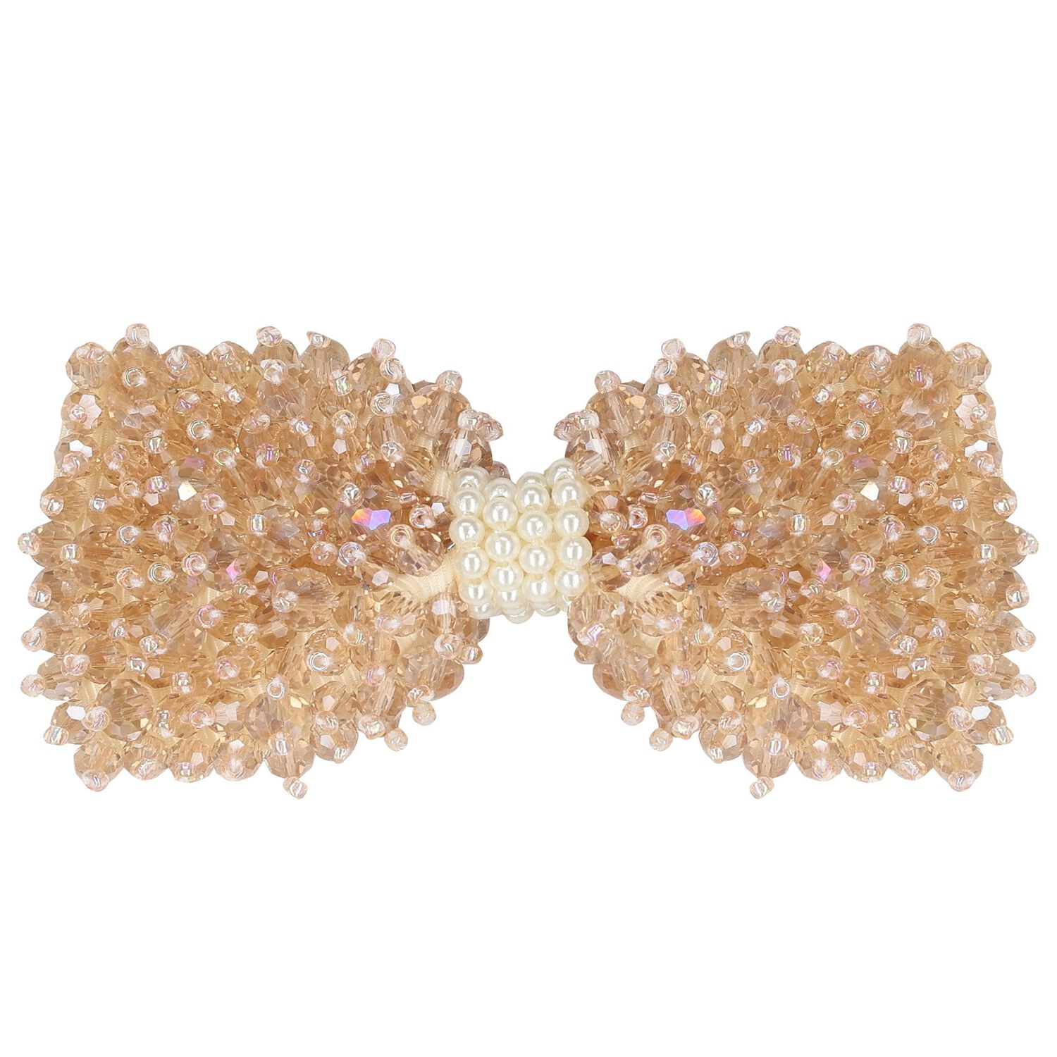 مشبك شعر للبنات على شكل فيونكة باللون الوردي , 2, hi-res image number null