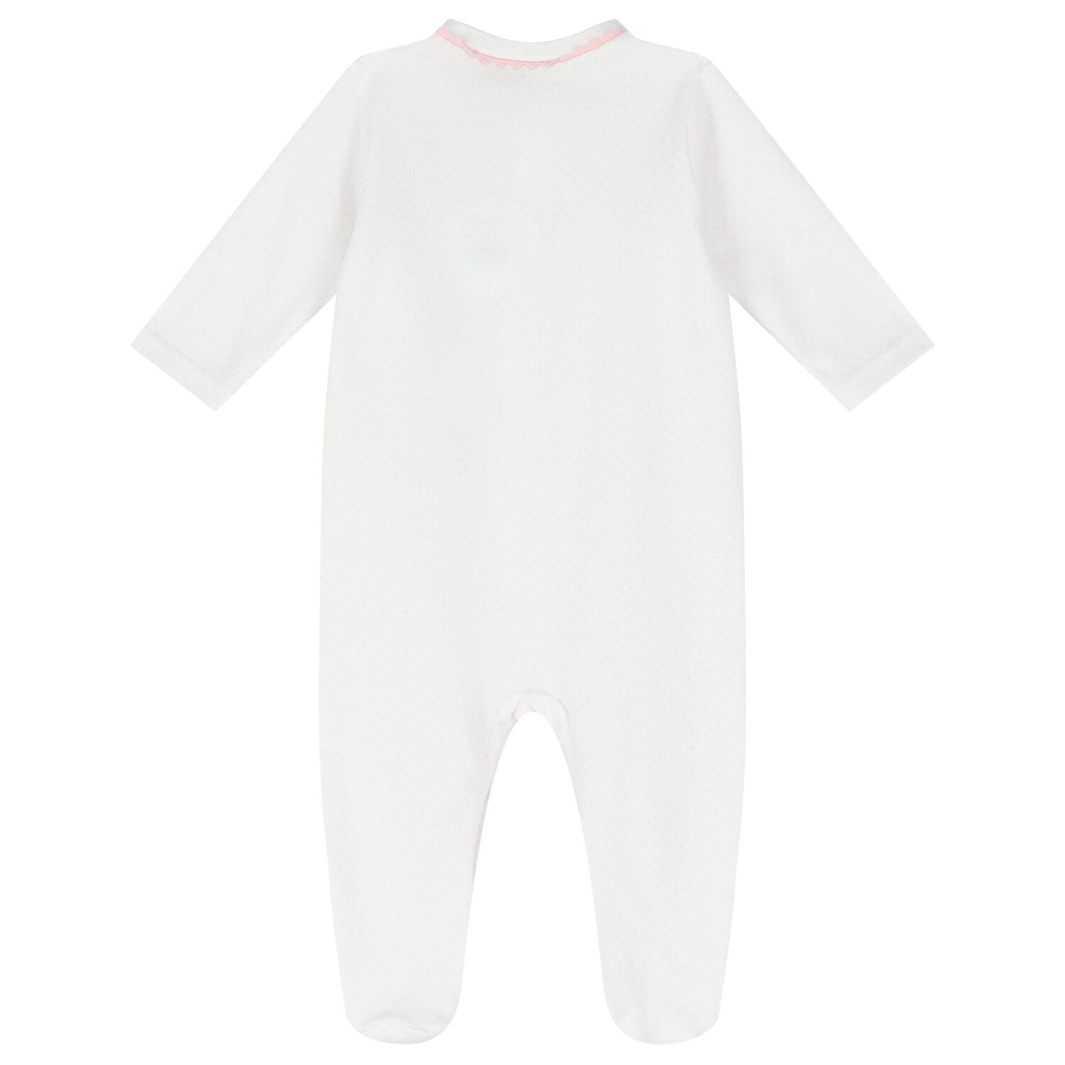 أفرول بنات منقط باللون الأبيض والوردي, 3, hi-res