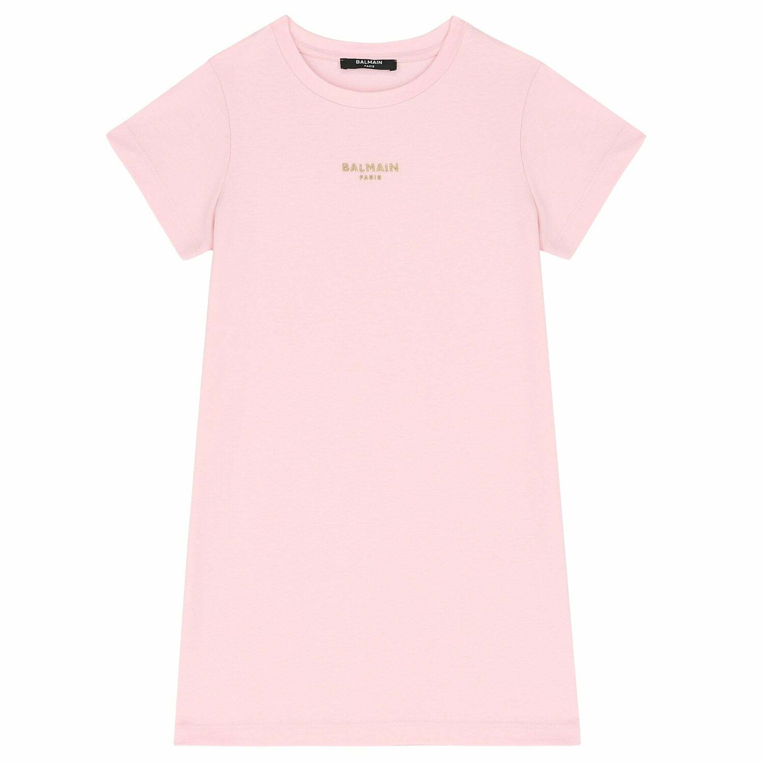 تيشيرت بالشعار باللون الزهرى والذهبى للبنات, 1, hi-res image number null